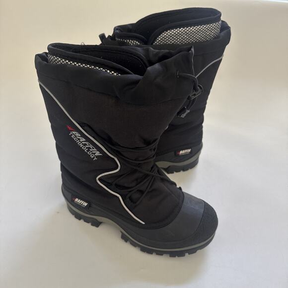 Baffin Winter Boots Mens 9 Black Snow Extreme Weather Winter Insulated Canada - Picture 1 of 12